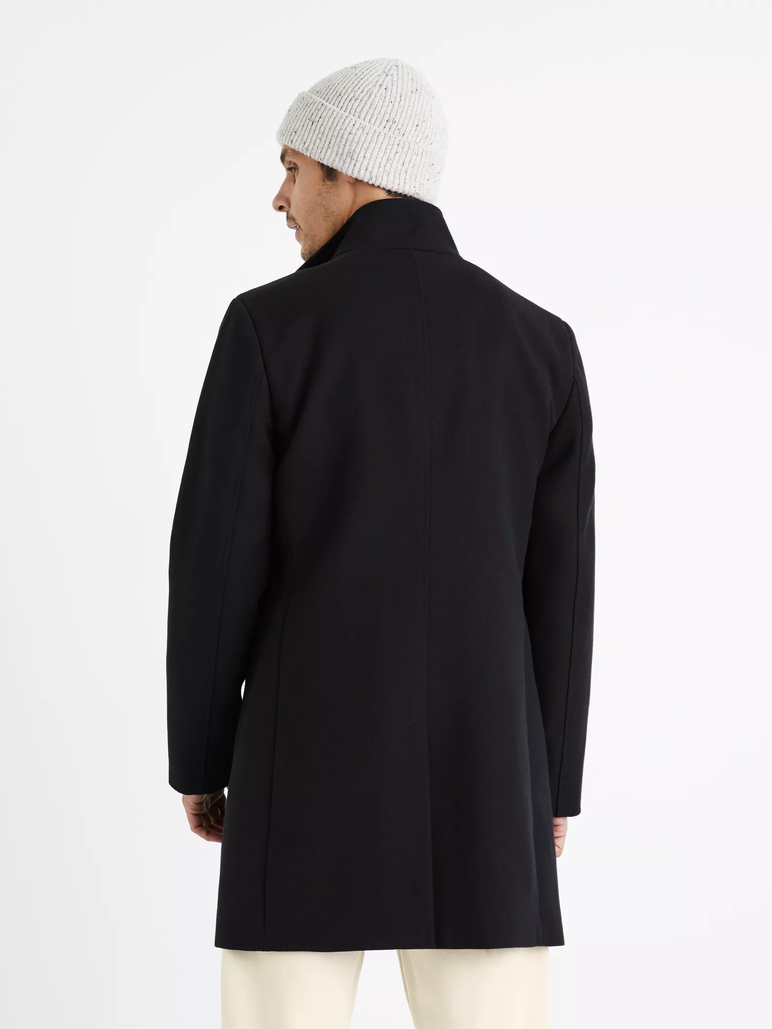 Elegantní kabát Puoffice s vlnou (5)