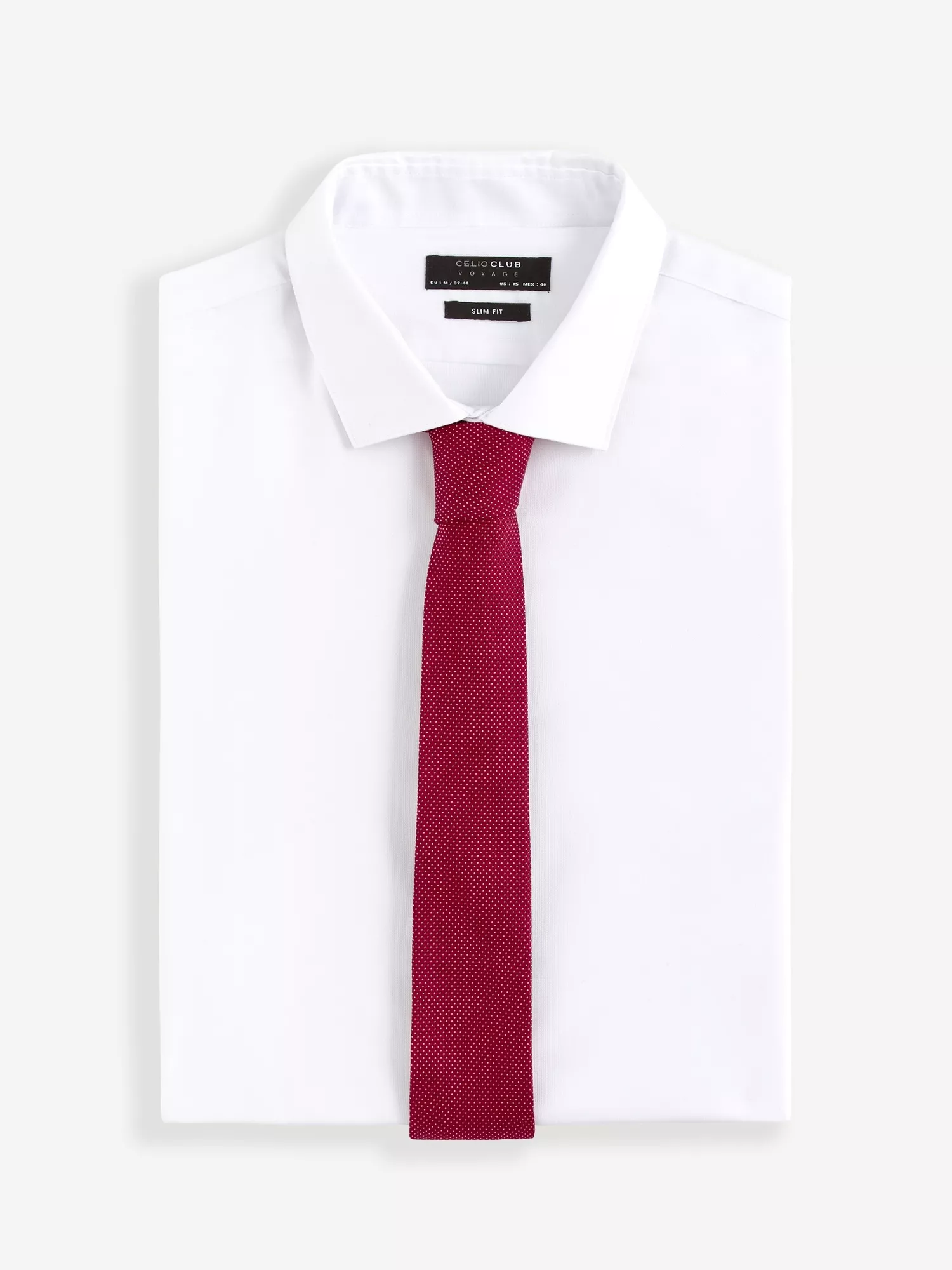 Hedvábná kravata Ristretto s puntíkem (2)