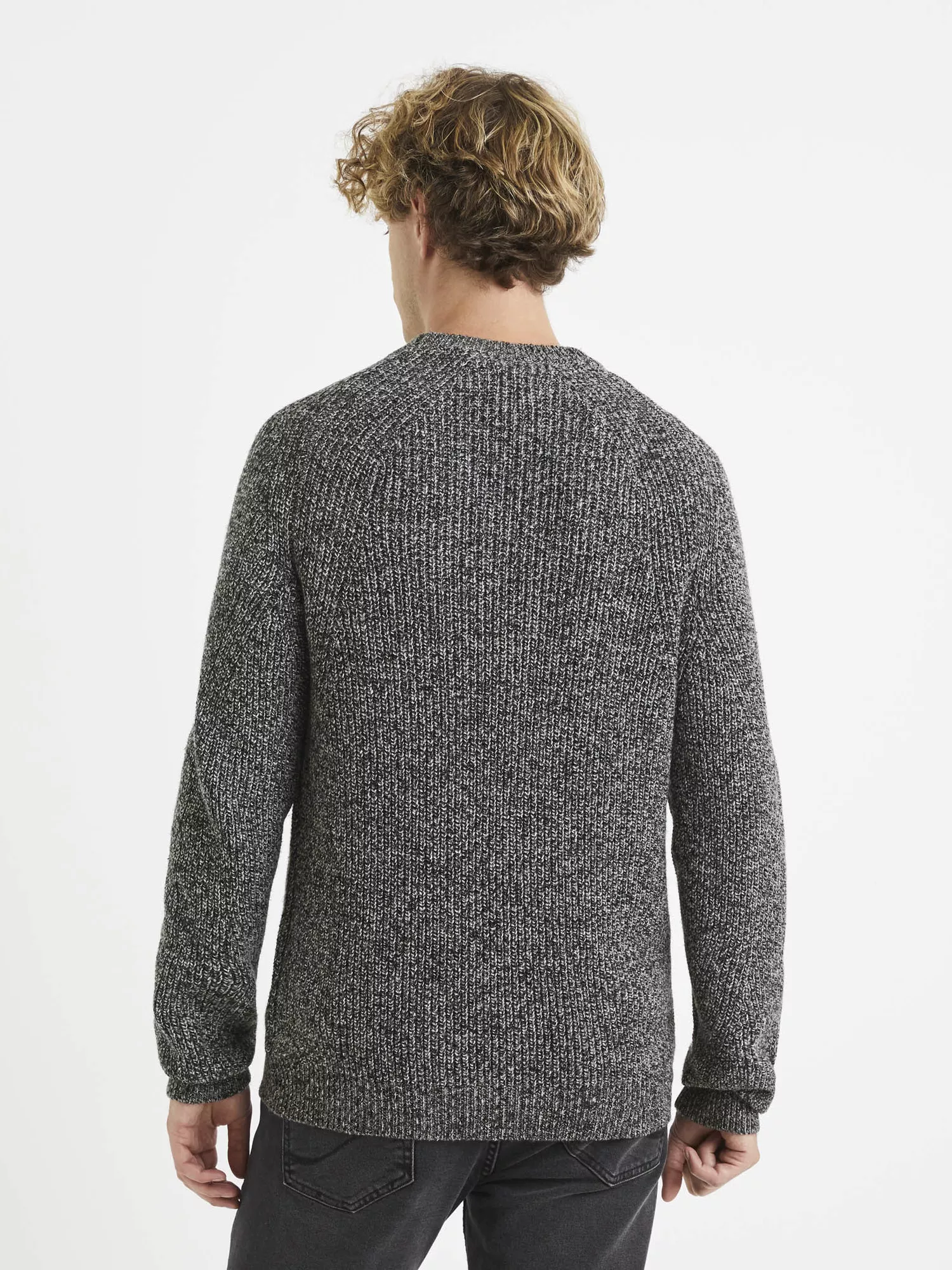 Pletený svetr Vemral melír (2)