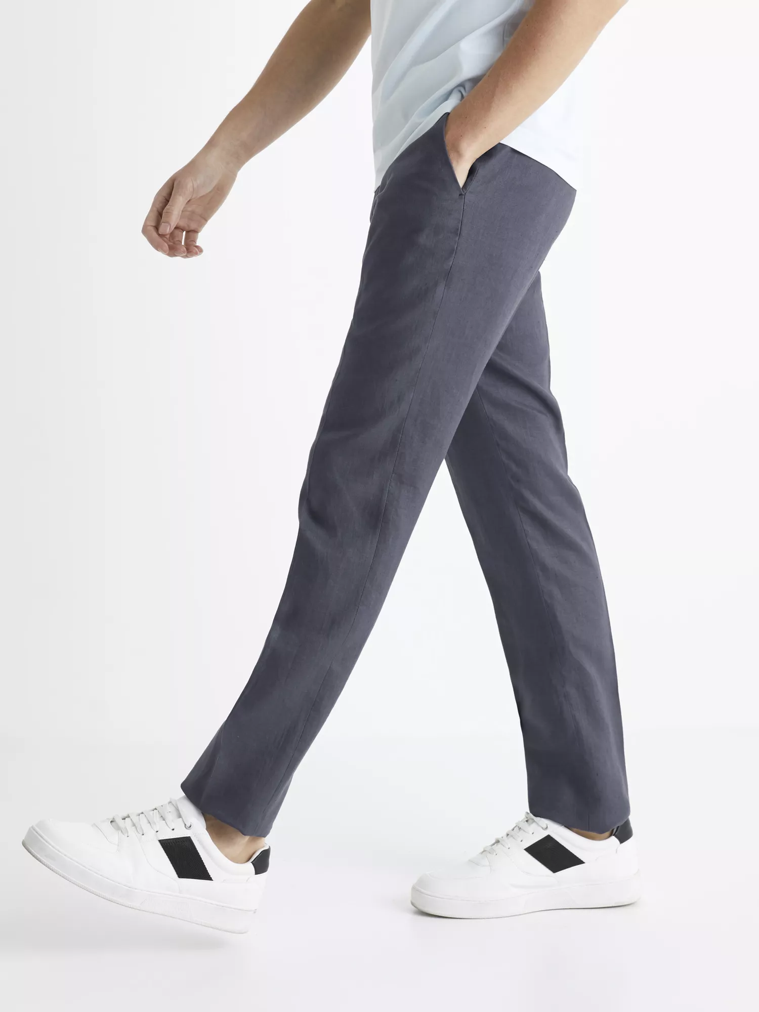 Lněné společenské kalhoty Bohot2 (3)