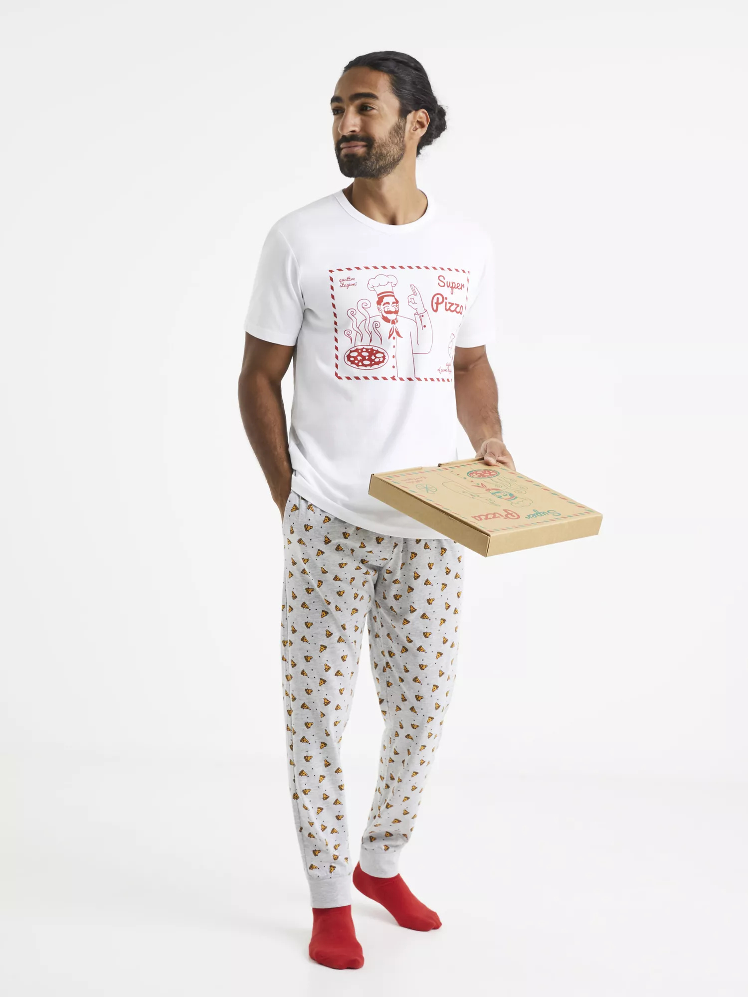 Dárkové balení pizza pyžamo (1)