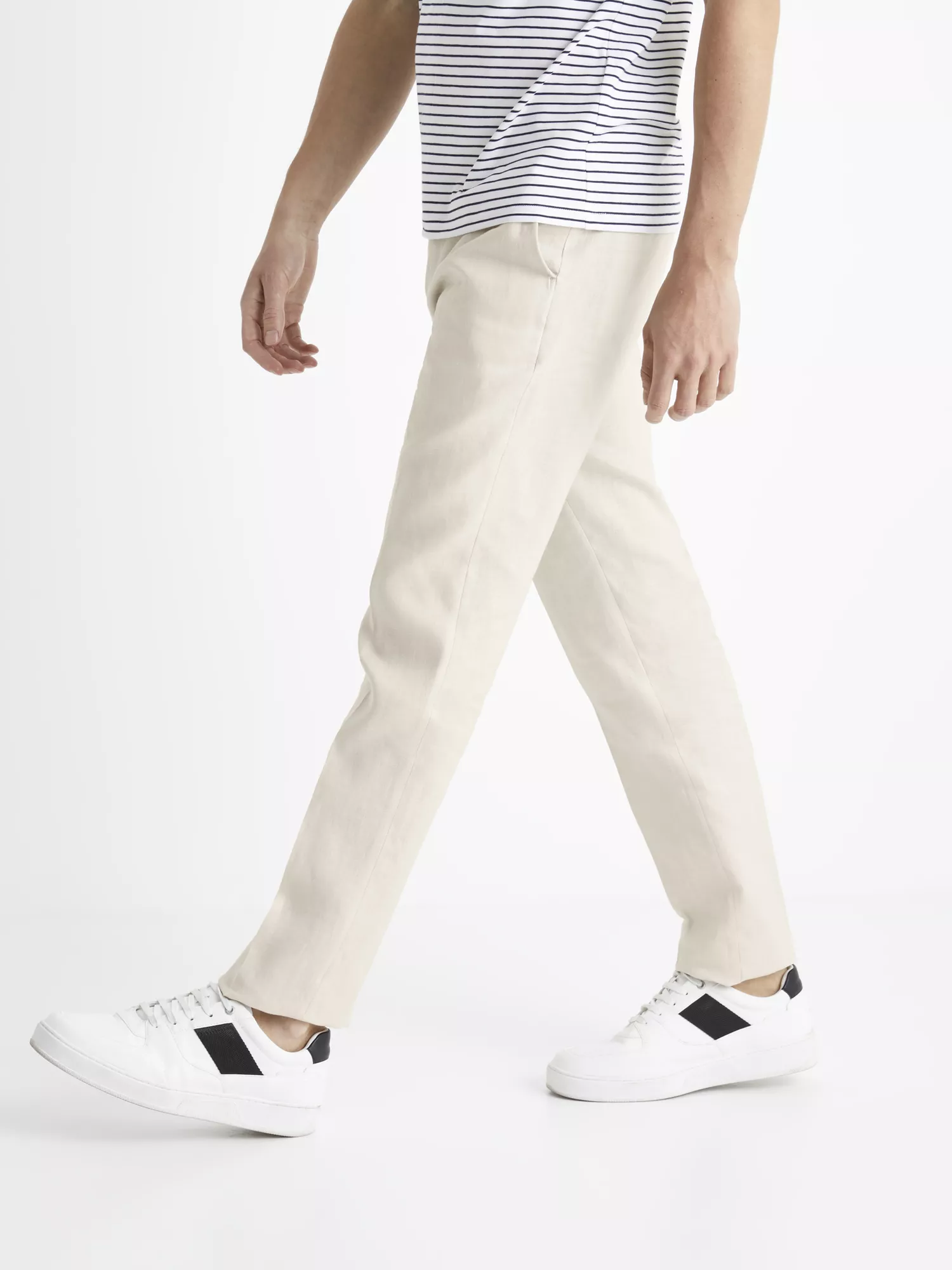 Lněné společenské kalhoty Bohot2 (4)