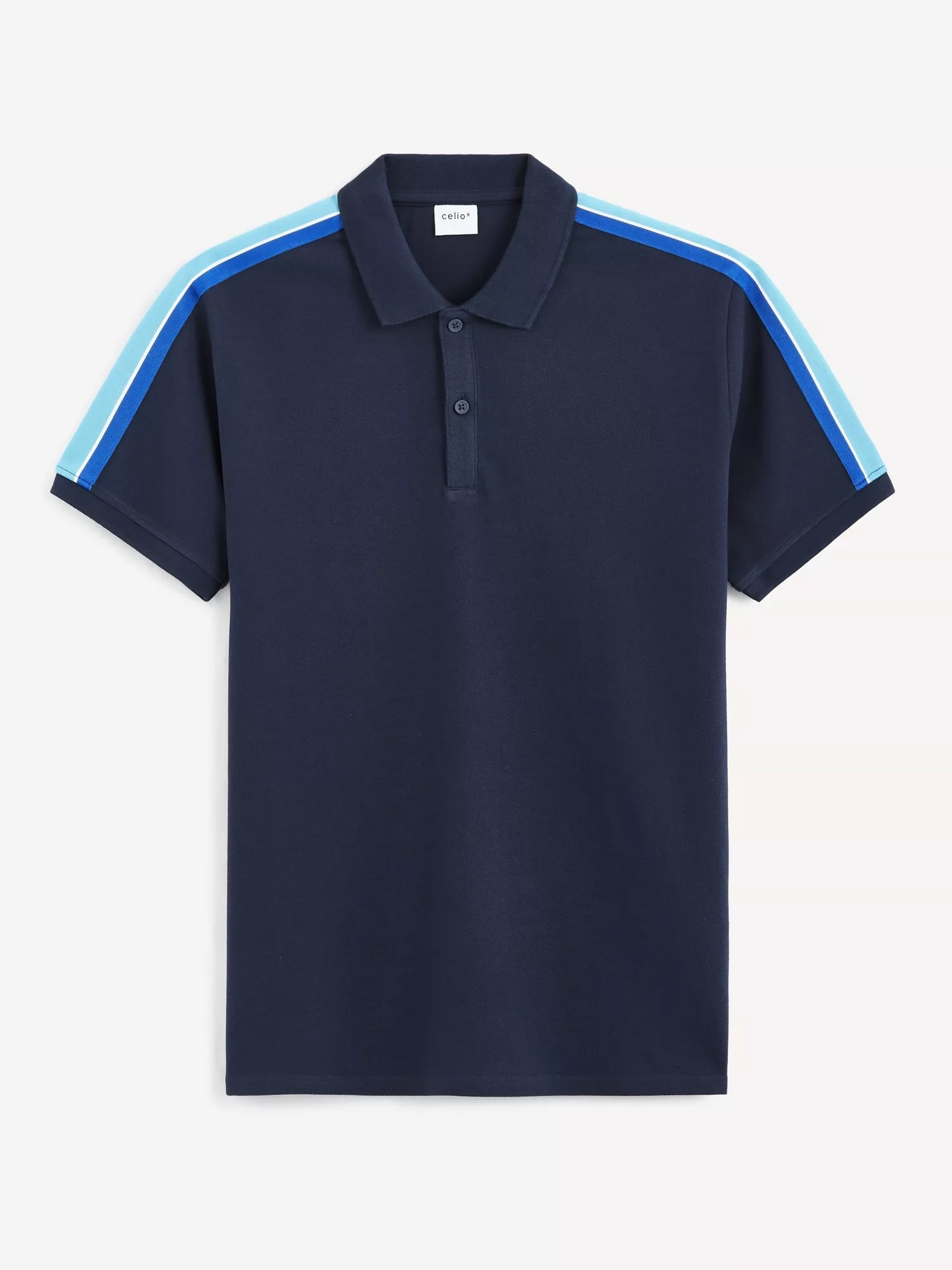 Bavlněné polo tričko Vebando s pruhy (4) Bavlněné polo tričko Vebando s pruhy (4)
