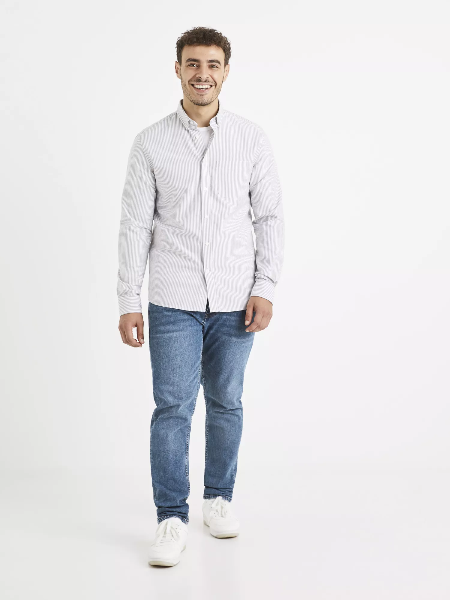 Košile Vaoxray oxford s proužkem (2) Košile Vaoxray oxford s proužkem (2)