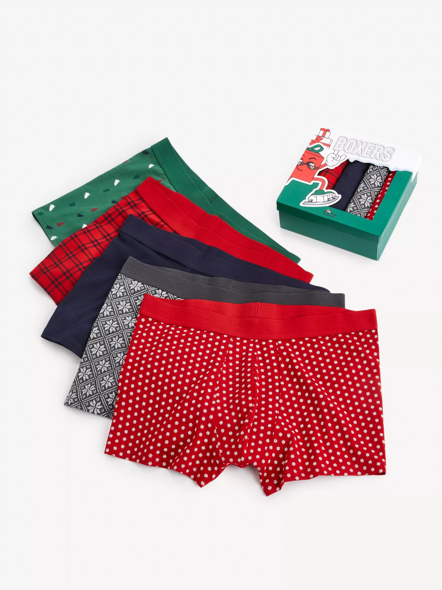 Dárkové balení boxerky, 5 kusů (1) Dárkové balení boxerky, 5 kusů (1)