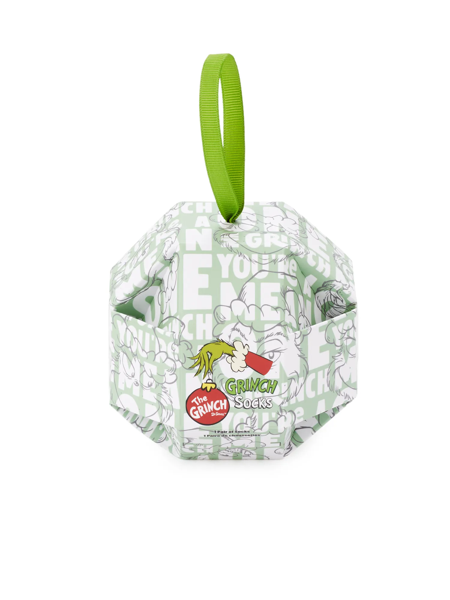 Dárkové balení ponožek Grinch (2) Dárkové balení ponožek Grinch (2)