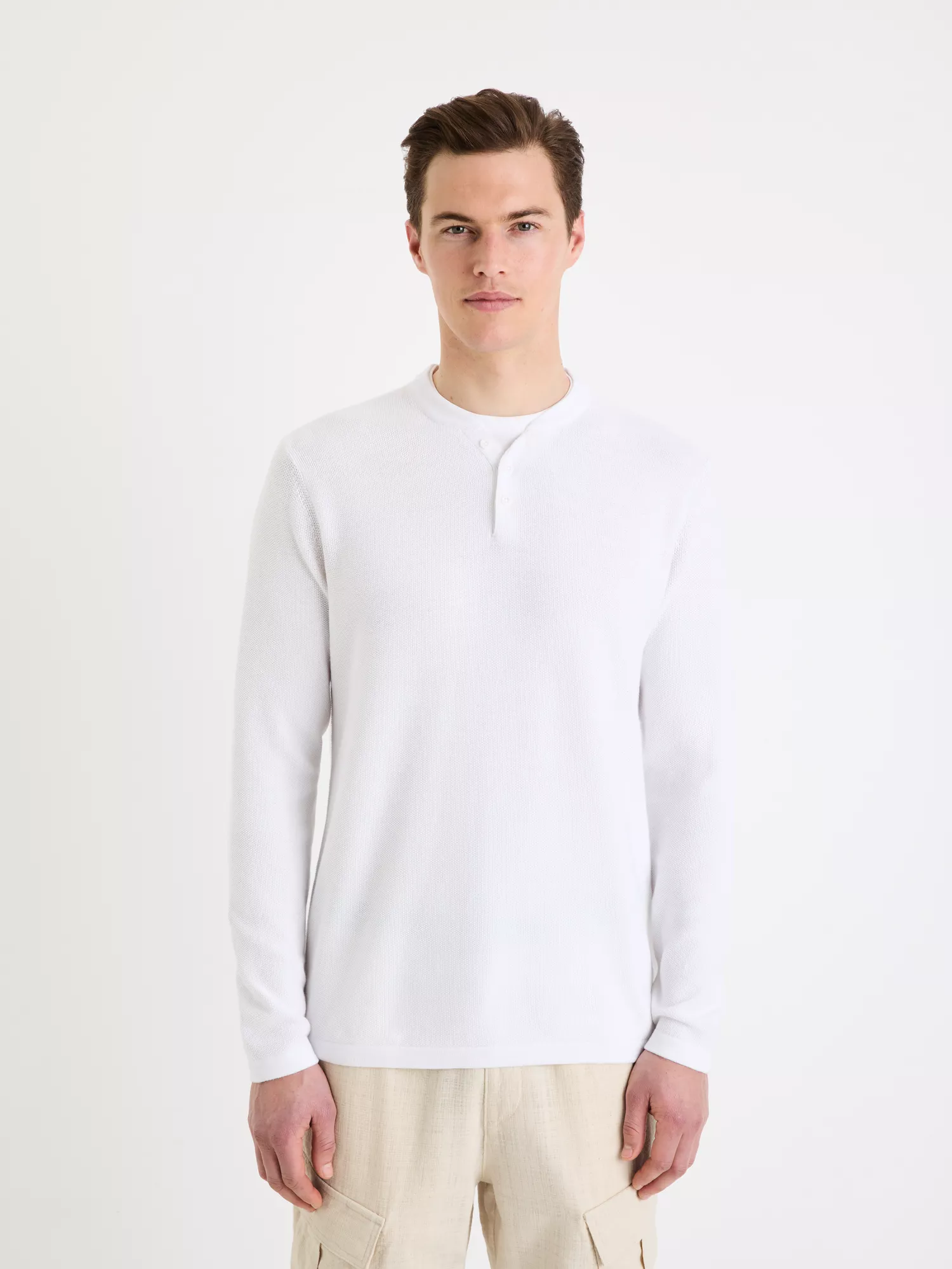 Svetr henley Genicolo (1) Svetr henley Genicolo (1)