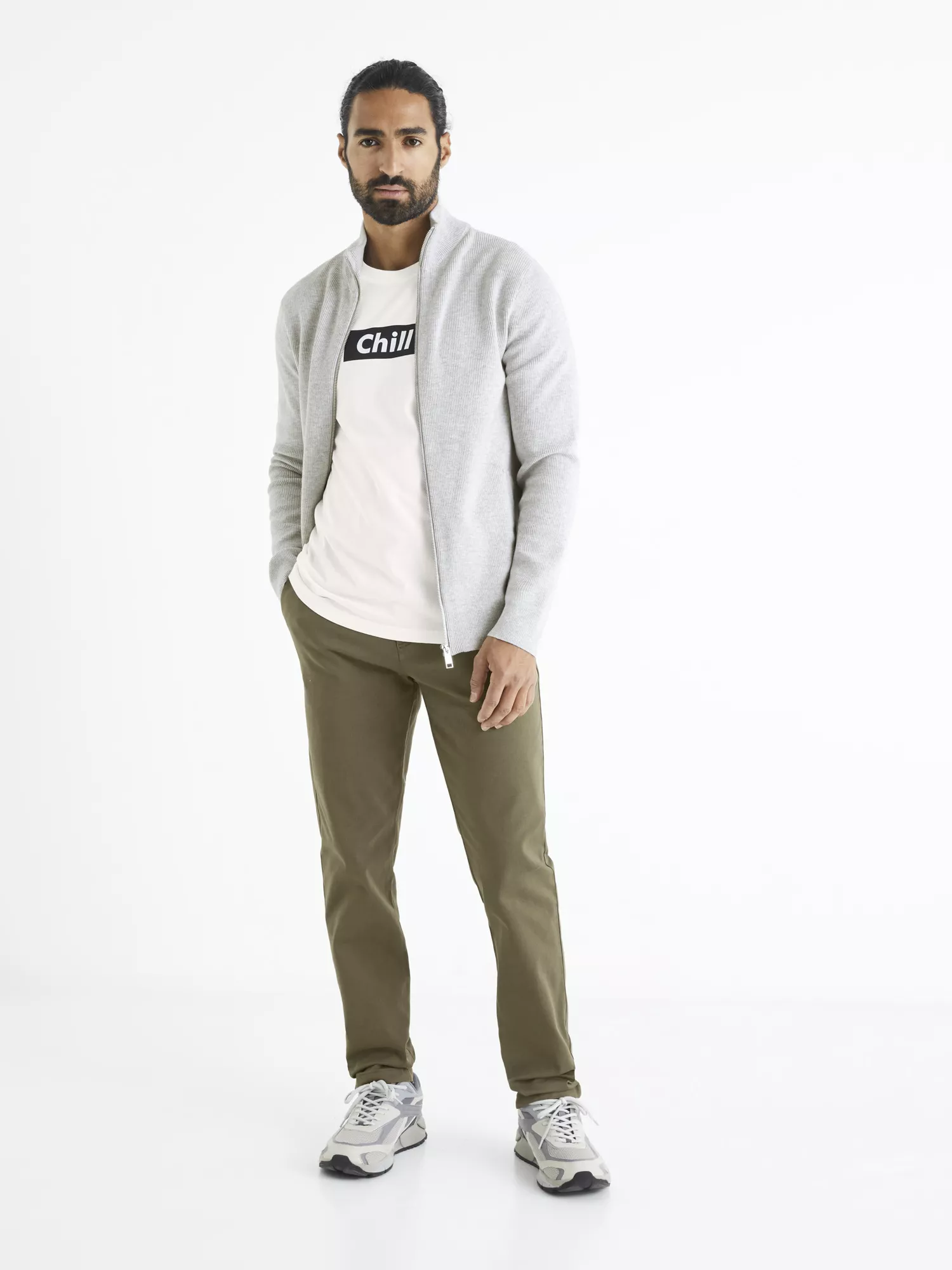 Kalhoty skinny strech chinos (3) Kalhoty skinny strech chinos (3)