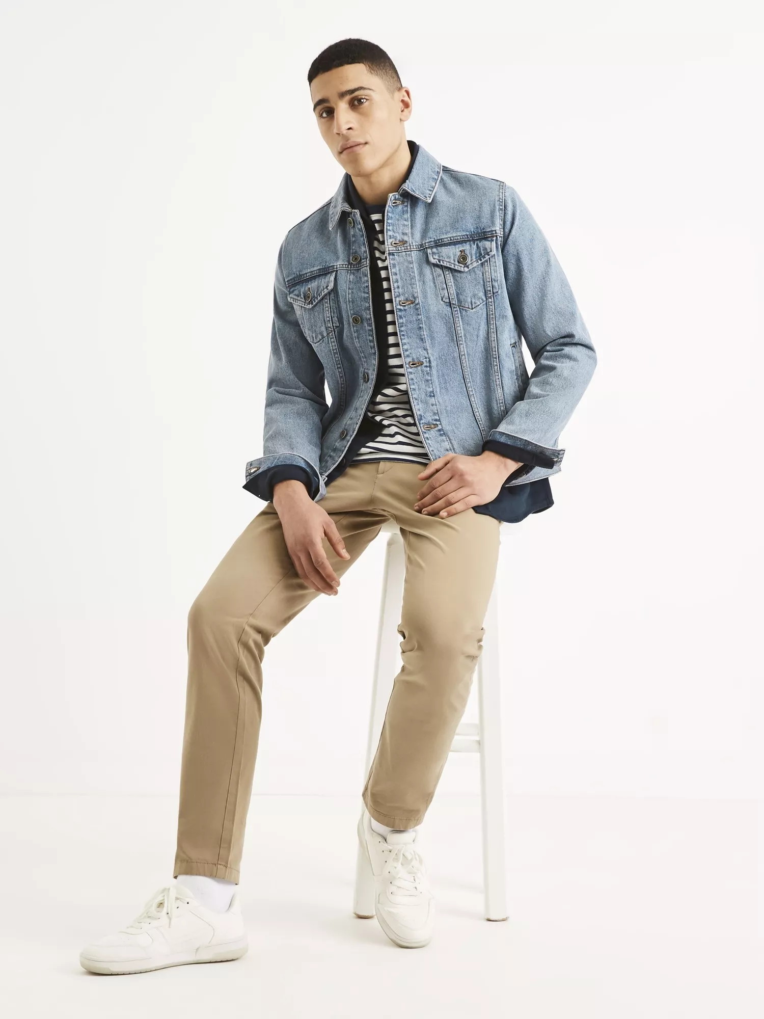 Kalhoty chino slim Tocharles (2) Kalhoty chino slim Tocharles (2)