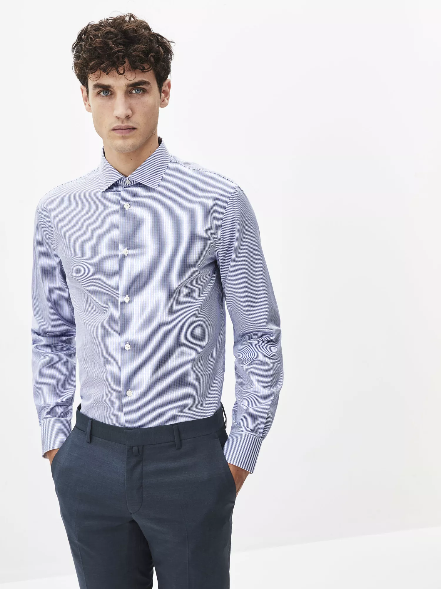 Pruhovaná košile Patrash slim fit (1) Pruhovaná košile Patrash slim fit (1)