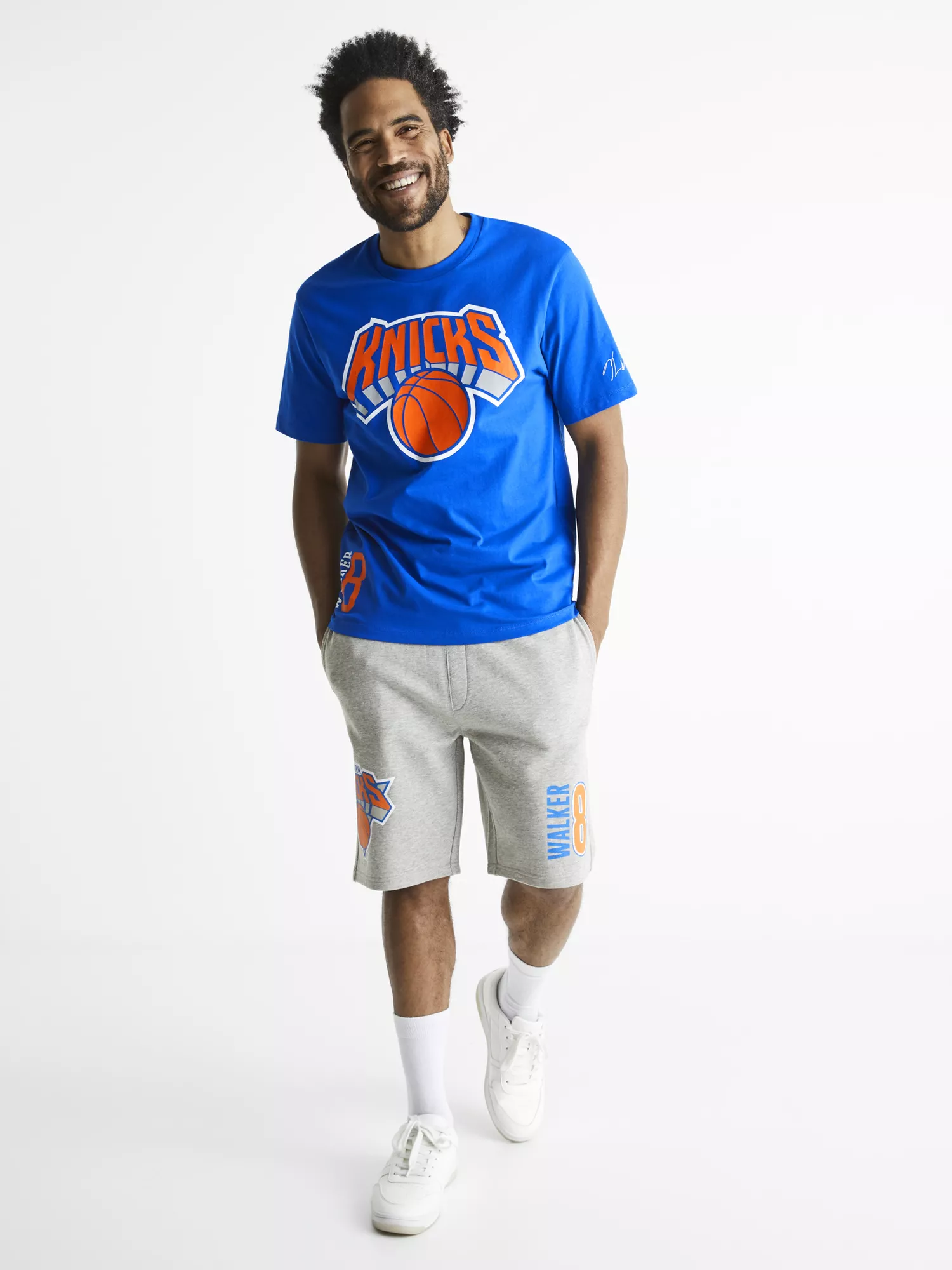 Teplákové kraťasy NBA N.Y. Knicks (3)