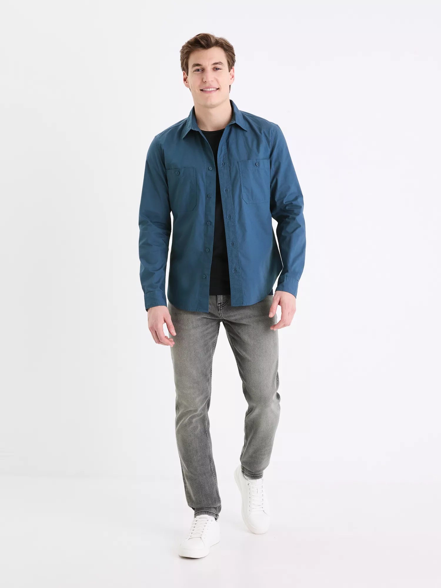 Džíny C25 slim Foslim (4) Džíny C25 slim Foslim (4)
