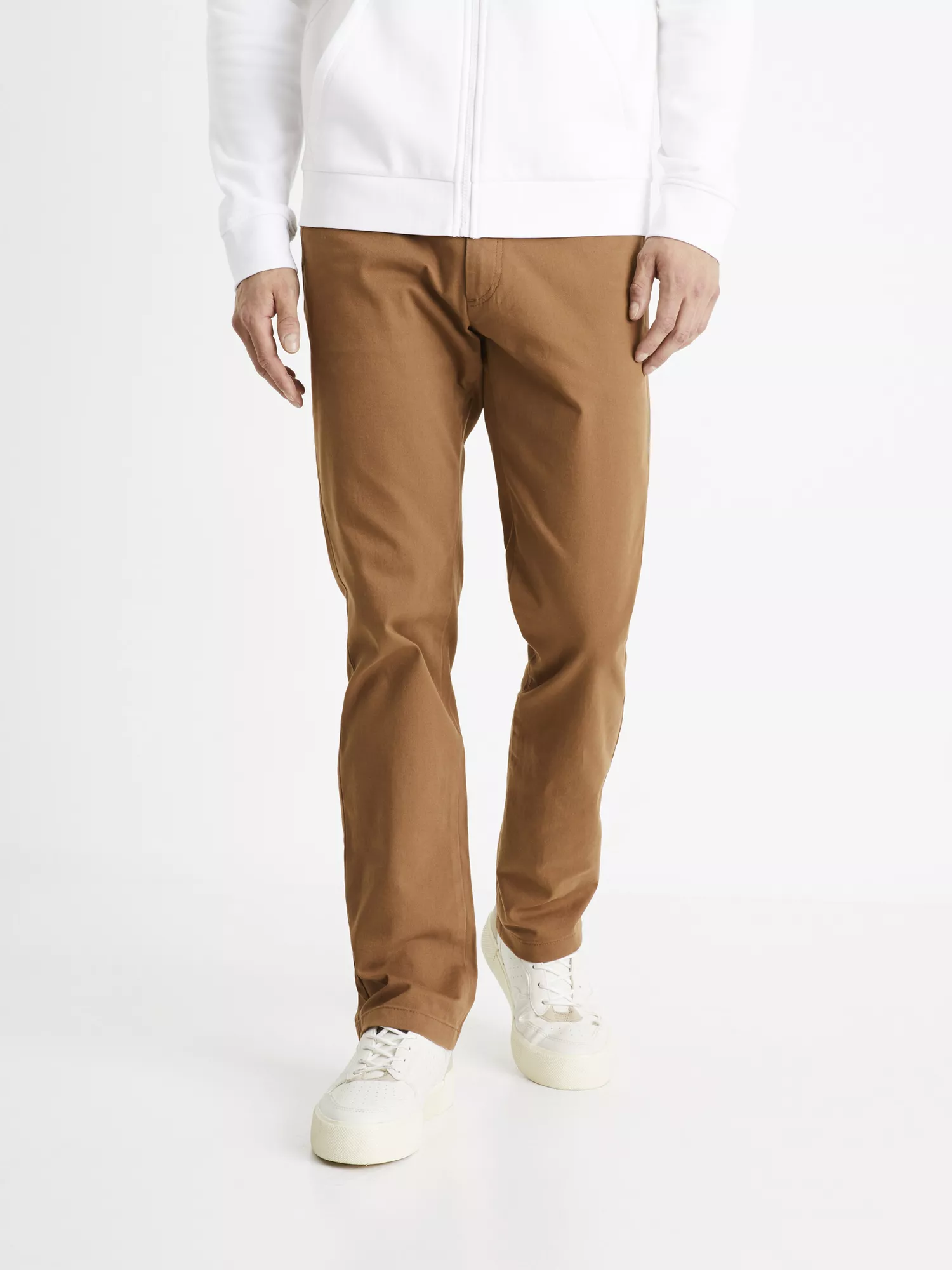 Kalhoty chino straight twill Tohenri (1) Kalhoty chino straight twill Tohenri (1)