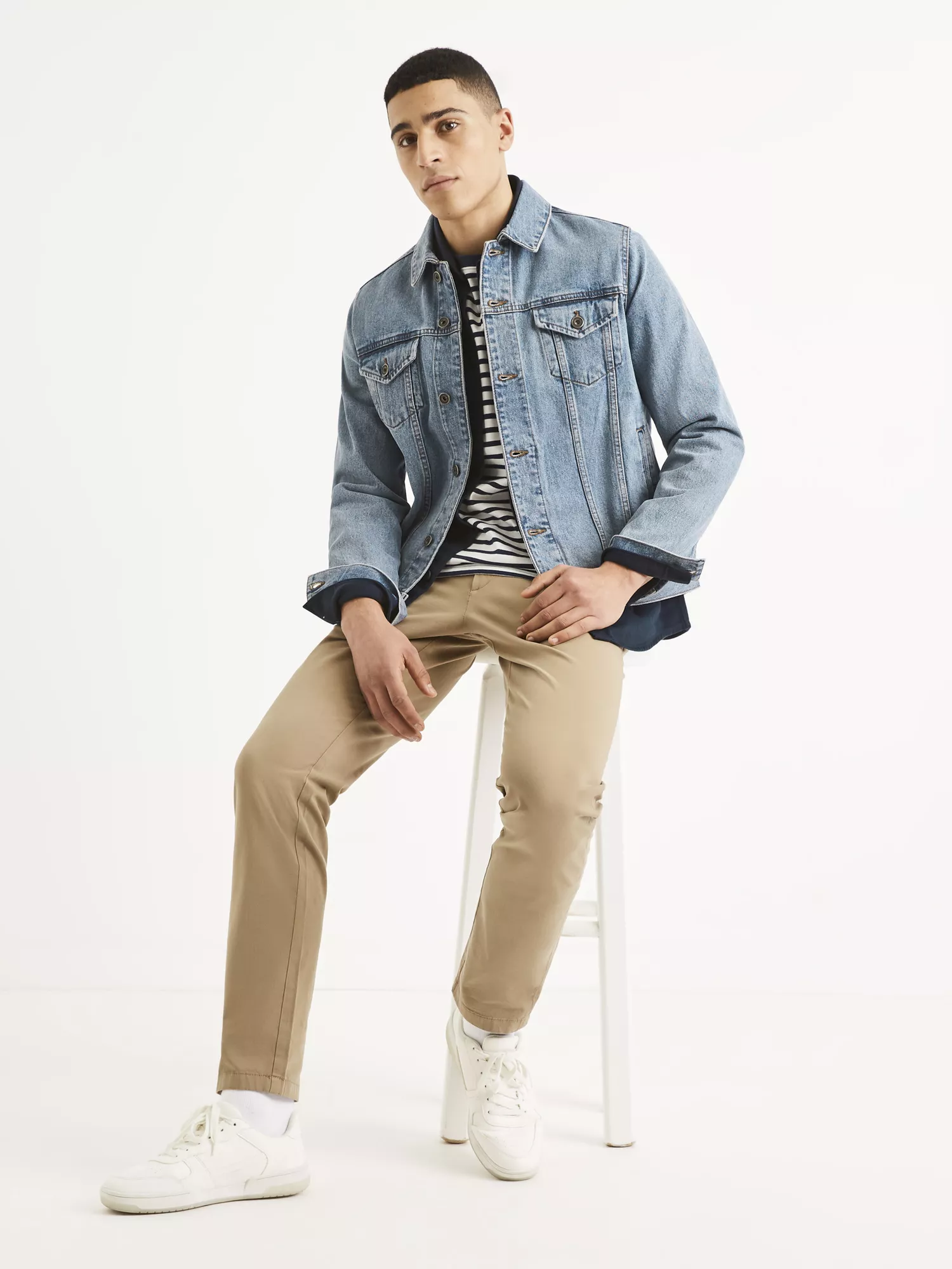 Kalhoty chino slim Tocharles (7) Kalhoty chino slim Tocharles (7)