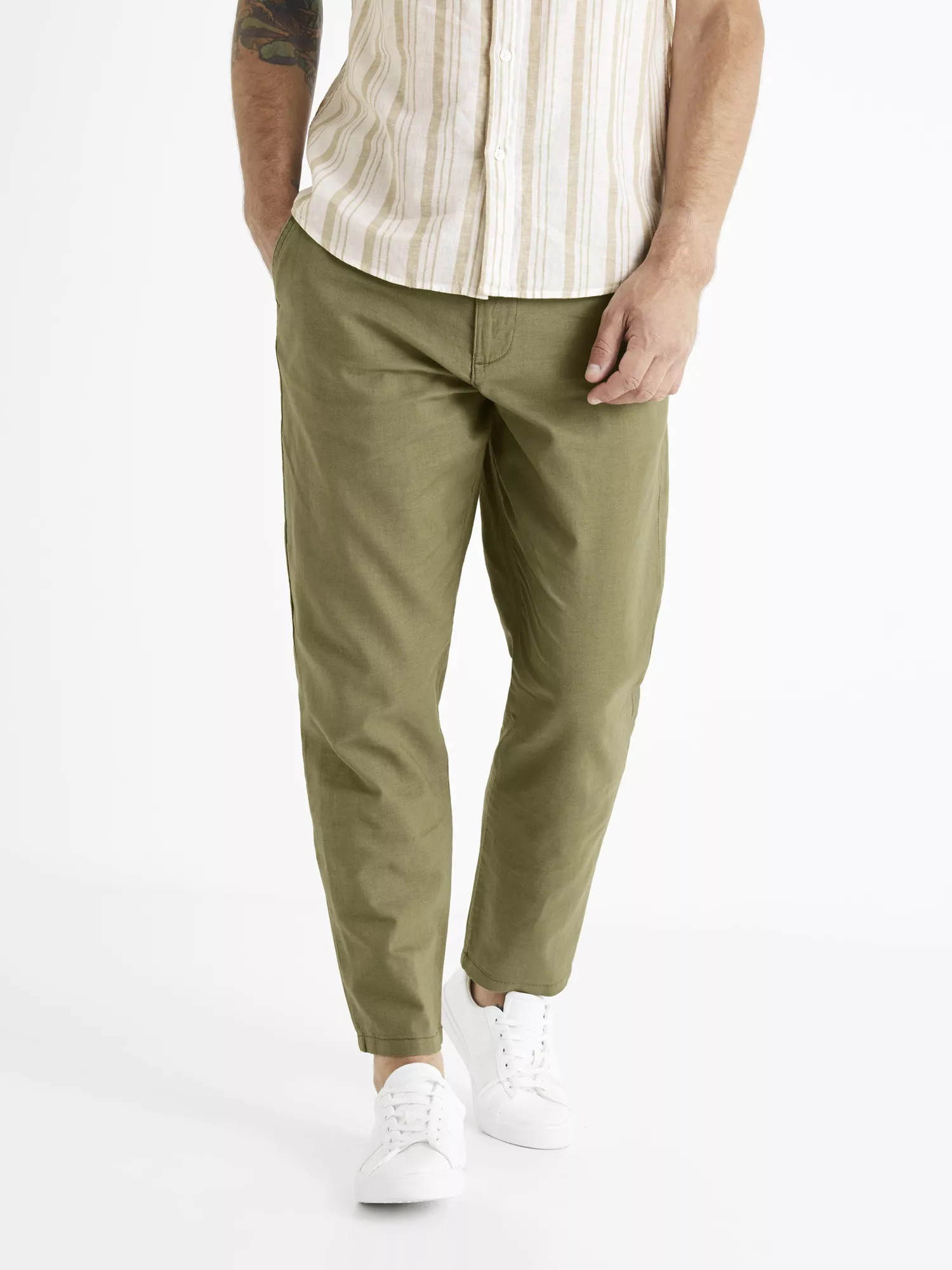Lněné kalhoty Bolinco (1)