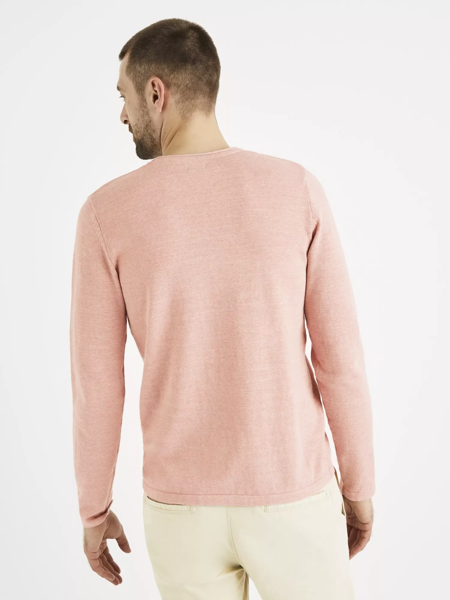 Bavlněný svetr Tegenial s melírem (3)