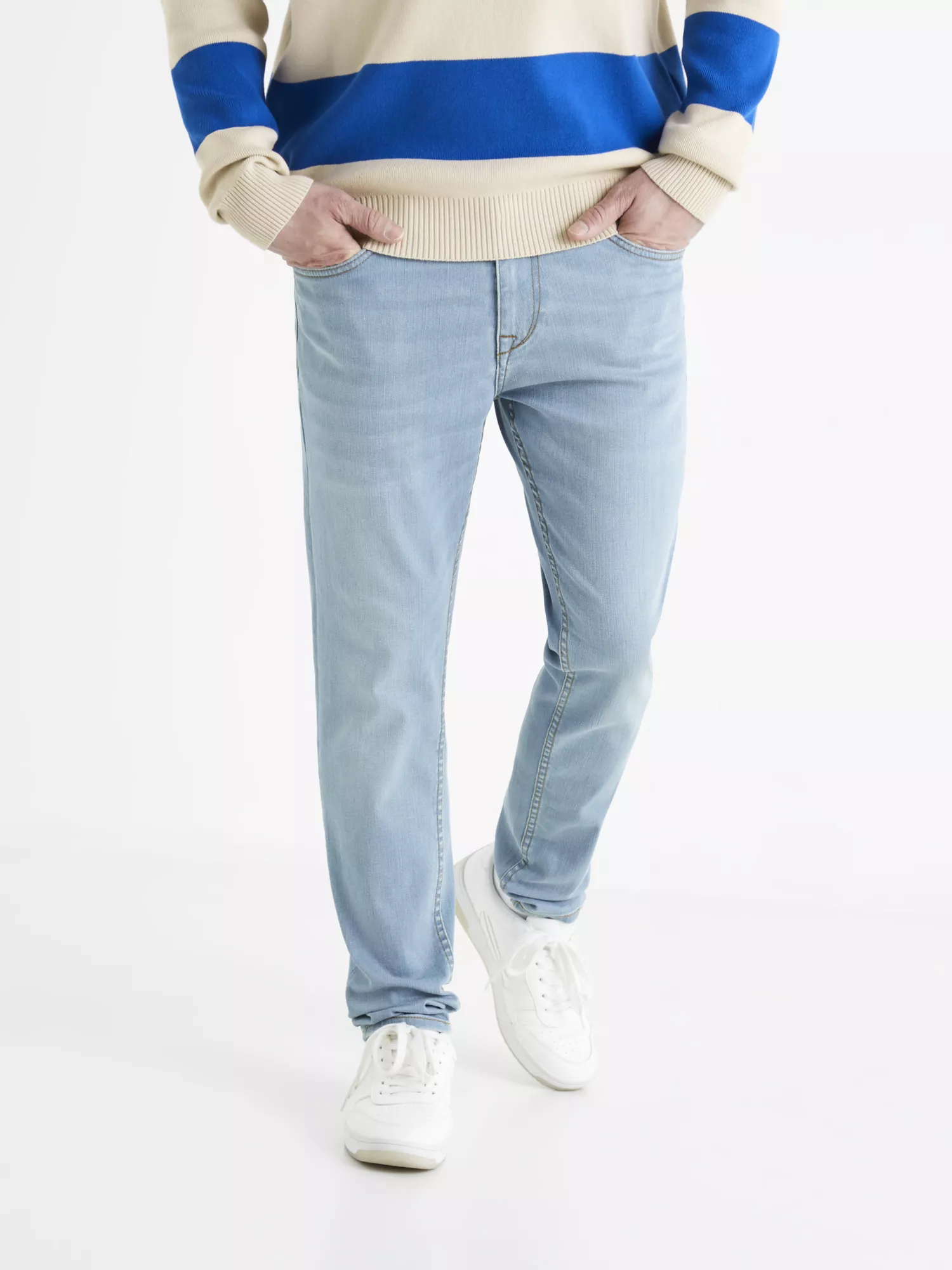 Jean celio on sale powerflex slim fit