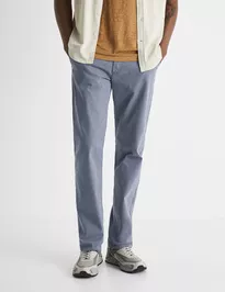 Kalhoty chino straight twill Tohenri