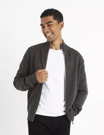 Merino svetr na zip Vemerizip