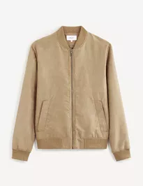 Bomber Budain z imitace semiše