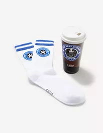 Ponožky v dárkovém balení káva