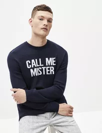 Svetr Call me mister