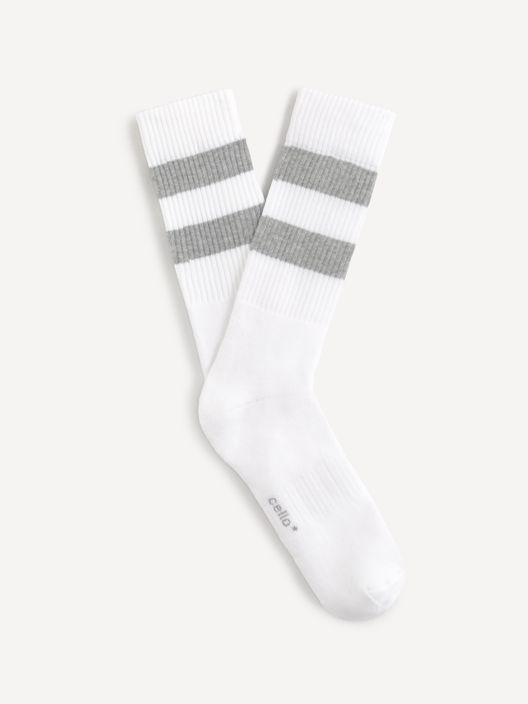 Vysoké Rirun sportovní ponožky s pruhy