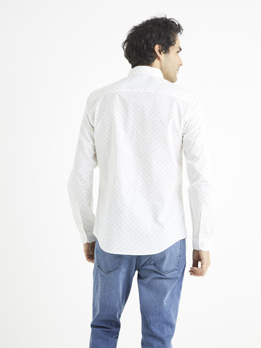 Košile Baop slim ze 100% bavlny