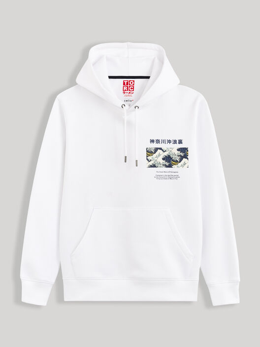 Mikina s kapucí Hokusai
