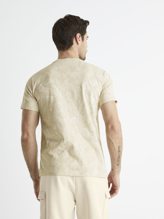 Bavlněné tričko Belotus s listy