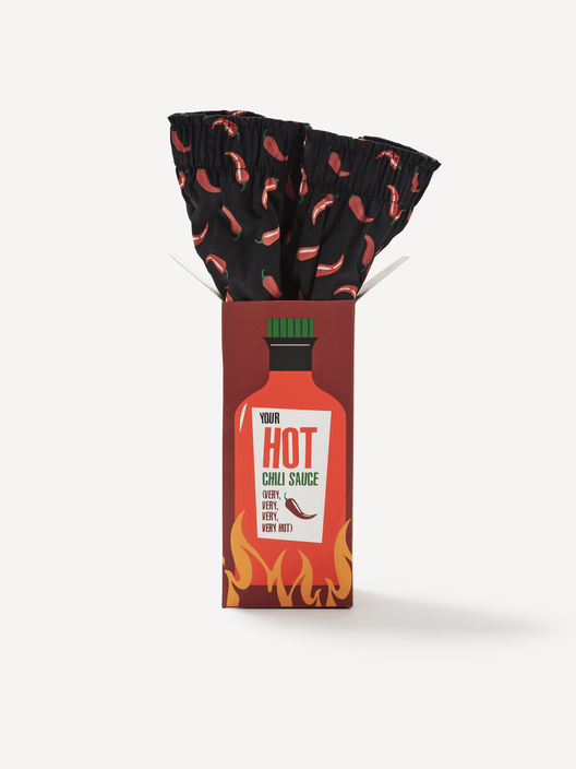Dárkové balení trenýrek Hot chilli sauce