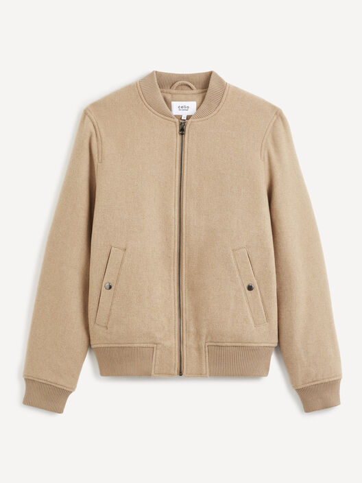 Vlněný bomber Cubeauty