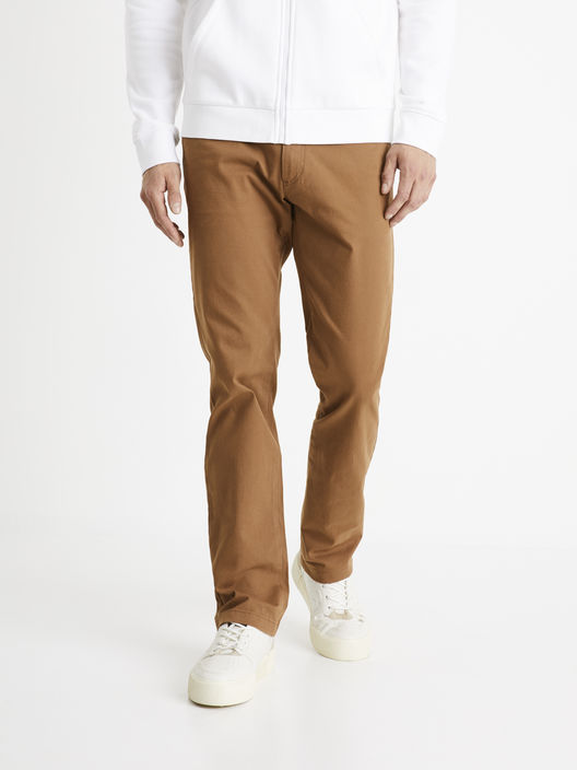 Kalhoty chino straight twill Tohenri