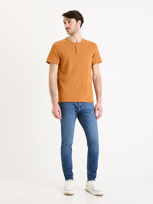 Tričko henley Geley