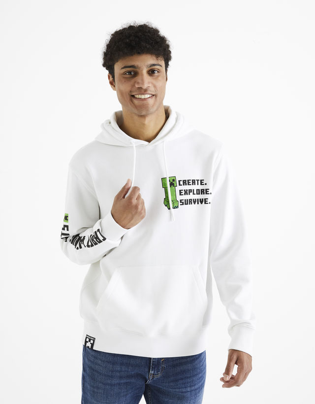 Mikina Minecraft s kapucí Mikina Minecraft s kapucí