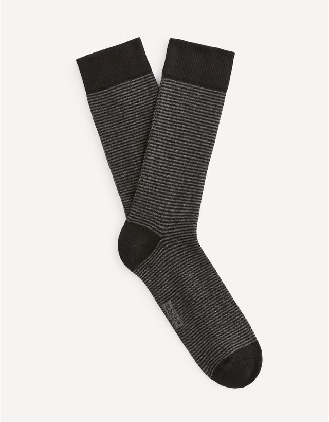 Proužkované ponožky Vicaire z bavlny Supima®