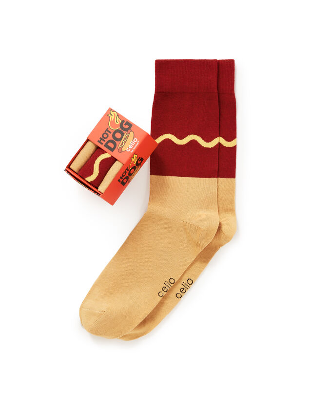 Dárkové balení ponožek Hotdog Dárkové balení ponožek Hotdog