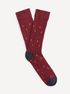 Vysoké ponožky Virgule z bavlny Supima® (1)