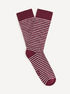 Vysoké pruhované ponožky Binome (1)