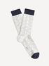 Bavlněné vysoké ponožky Miancora se vzorem (1)